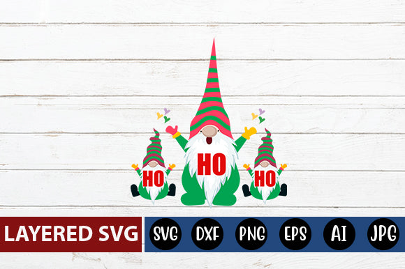ho ho ho SVG cute file SVG Blessedprint 