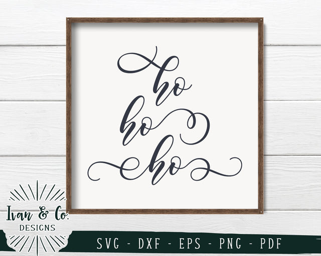 Ho Ho Ho SVG Files | Christmas | Holidays | Winter | Christmas Tree SVG (745889657) SVG Ivan & Co. Designs 