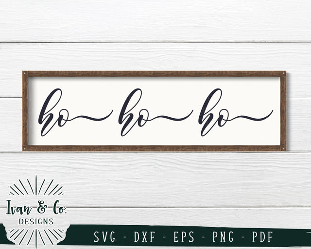 Ho Ho Ho SVG Files | Christmas | Holidays | Winter SVG (719959688) SVG Ivan & Co. Designs 