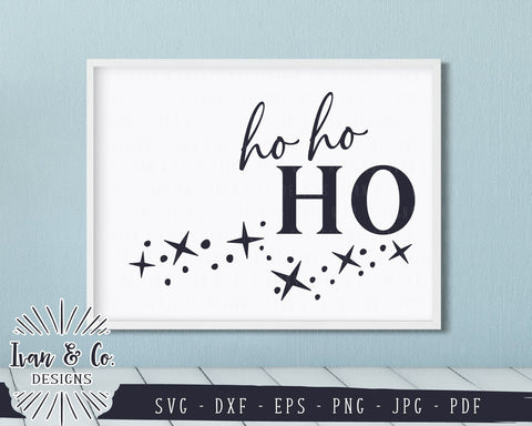 Ho Ho Ho SVG Files | Christmas | Holidays | Winter SVG (835070649) SVG Ivan & Co. Designs 