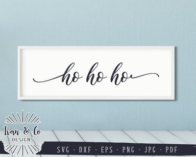 Ho Ho Ho SVG Files | Christmas | Holidays | Winter SVG (845745216) SVG Ivan & Co. Designs 