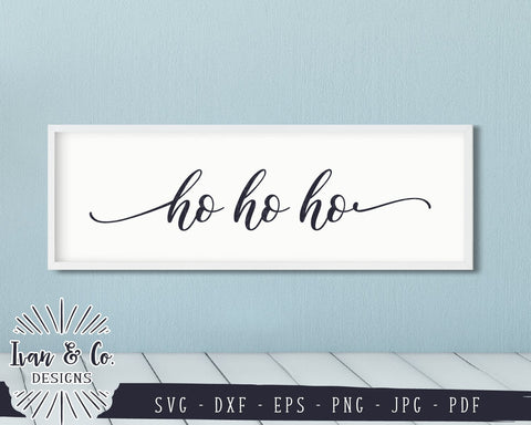 Ho Ho Ho SVG Files | Christmas | Holidays | Winter SVG (845745216) SVG Ivan & Co. Designs 