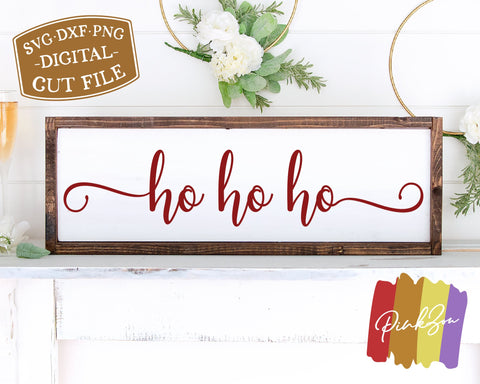 Ho Ho Ho SVG Files | Christmas Svg | Santa Claus Svg | Farmhouse Svg | Commercial Use | Cricut | Silhouette | Digital Cut Files (1071626024) SVG PinkZou 