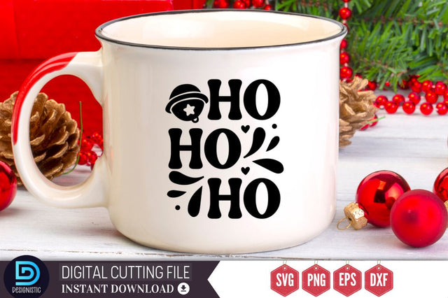 HO HO HO SVG, HO HO HO SVG DESIGNISTIC 