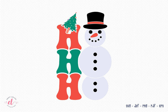 Ho Ho Ho SVG | Retro Christmas SVG Design SVG CraftLabSVG 