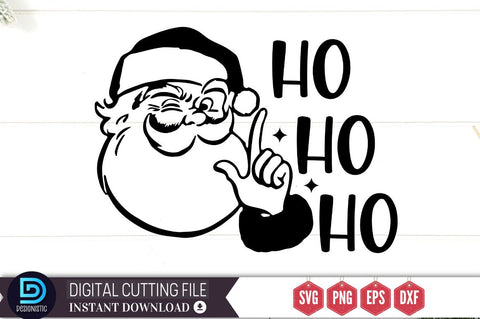 HO HO HO SVG SVG DESIGNISTIC 