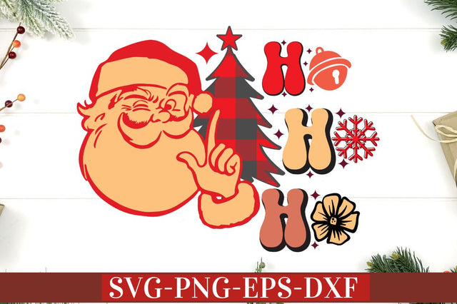 HO HO HO SVG SVG DESIGNISTIC 