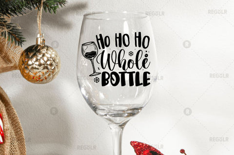 Ho Ho Ho Whole bottle SVG SVG Regulrcrative 