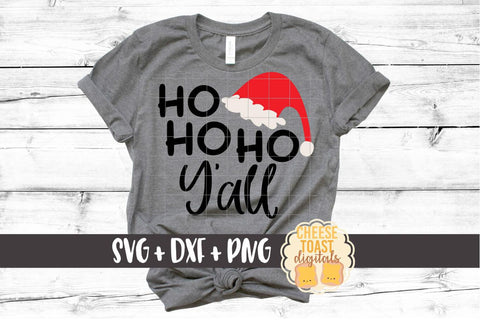 Ho Ho Ho Y'all - Christmas SVG File SVG Cheese Toast Digitals 
