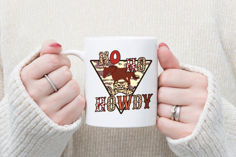 Ho Ho Howdy - Western Christmas Sublimation Sublimation CraftLabSVG 