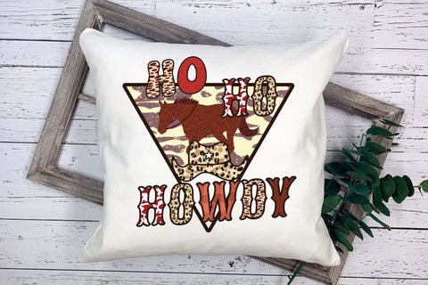 Ho Ho Howdy - Western Christmas Sublimation Sublimation CraftLabSVG 