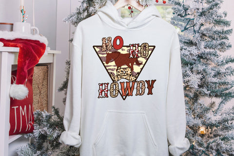 Ho Ho Howdy - Western Christmas Sublimation Sublimation CraftLabSVG 