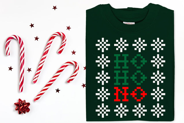 Ho Ho No Faux Cross Stitch SVG SVG Risa Rocks It 