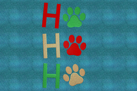Ho Ho Paws Embroidery/Applique DESIGNS embroidery-workshop 