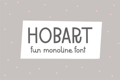 Hobart Font Sunday Nomad 