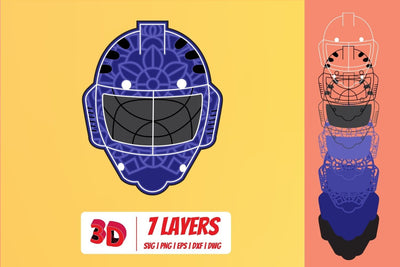 Hockey 2 3D Layered SVG Cut File SVG SvgOcean 