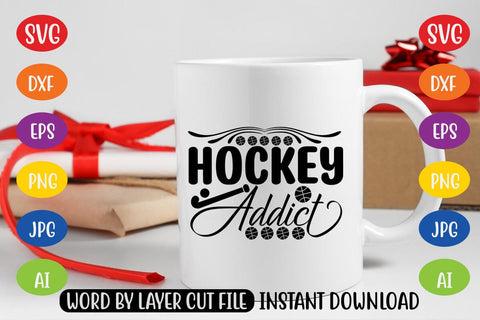 Hockey Addict SVG MStudio 