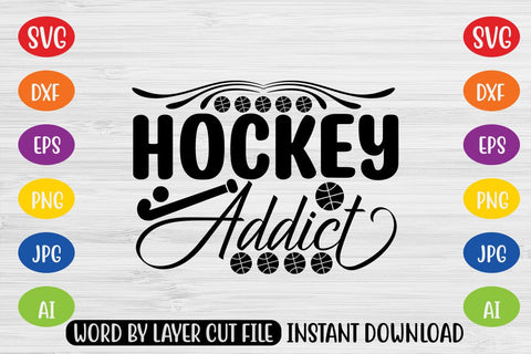 Hockey Addict SVG MStudio 