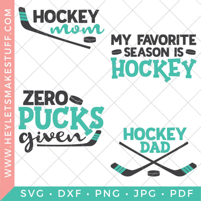 Hockey Bundle SVG Hey Let's Make Stuff 