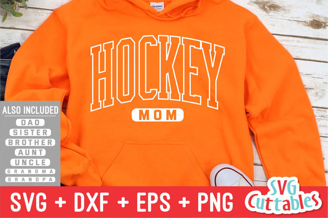Hockey Family svg - Hockey svg - Hockey Cut File - svg - dxf - eps - png - Silhouette - Cricut - Digital download SVG Svg Cuttables 