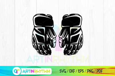 Hockey Gloves Svg, Hockey Svg, Ice Hockey Svg, Hockey Gear Svg, Hockey Clipart, Gloves Svg SVG Artinrhythm shop 