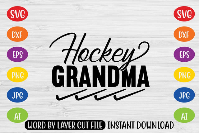Hockey Grandma SVG MStudio 