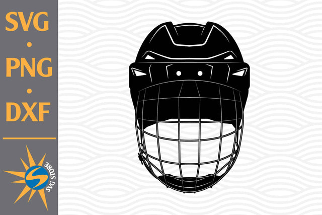 Hockey Helmet SVG, PNG, DXF Digital Files Include SVG SVGStoreShop 