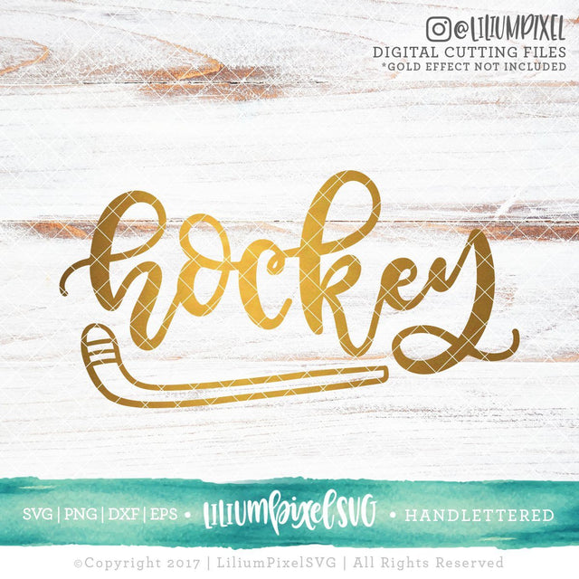 Hockey- Hockey Stick SVG Lilium Pixel SVG 