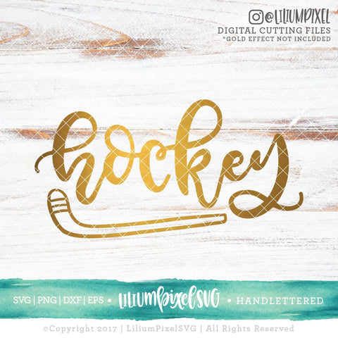 Hockey- Hockey Stick SVG Lilium Pixel SVG 