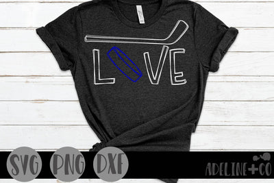 Hockey love, sports SVG Adeline&co 