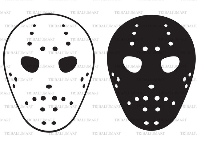 Hockey mask SVG TribaliumArtSF 