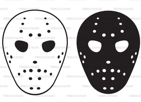 Hockey mask SVG TribaliumArtSF 