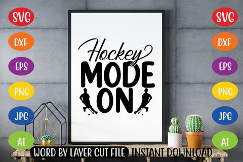 Hockey Mode On SVG MStudio 