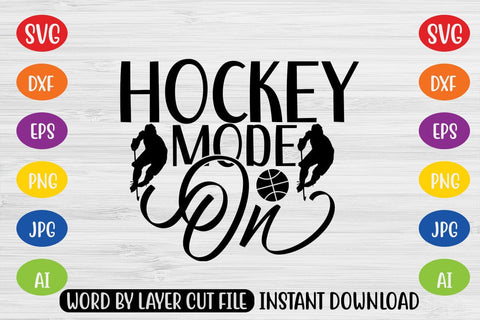 Hockey Mode On SVG MStudio 
