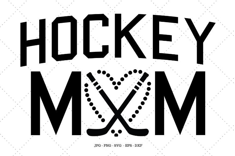 Heart on Ice Hockey Mom - SVG & Me