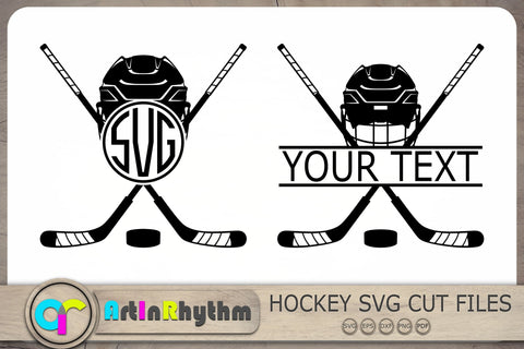 Hockey Monograms Svg, Hockey Circle Monogram Svg, Hockey Split Monogram Svg, Hockey Svg, Ice Hockey Svg SVG Artinrhythm shop 