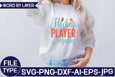 Hockey Player Arguing SVG Cut File SVG Studio Innate 