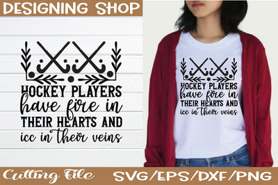 hockey players have fire in their hearts and icc in their veins svg SVG sk.swapon Roy 