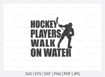 Hockey players walk on water Svg, Ice Hockey SVG, Hockey Quotes Svg, Let's Watch Ice Hockey, Hockey Player, Hockey life clip art, Cut Files for crafters SVG Dinvect 
