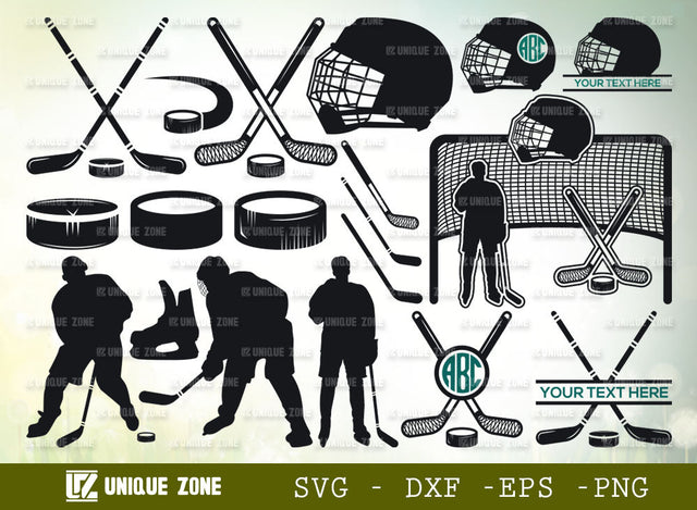 Hockey Puck Sticks SVG Bundle | Hockey Puck Svg | Hockey Sticks Svg | Puck Svg | Sticks Svg | SVG Unique Zone 