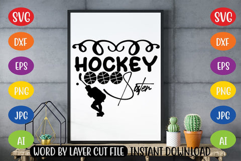 Hockey Sister SVG MStudio 