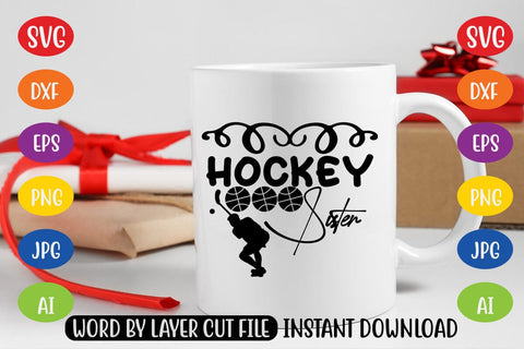 Hockey Sister SVG MStudio 