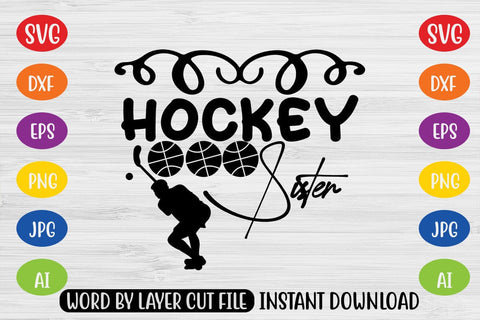 Hockey Sister SVG MStudio 