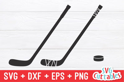 Hockey Sticks svg - Hockey Cut File - svg - dxf - eps - png - Silhouette - Cricut - Digital download SVG Svg Cuttables 