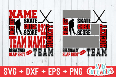Hockey Subway Art SVG Svg Cuttables 