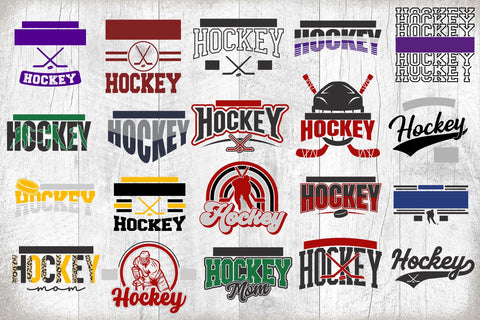 Hockey svg Bundle - Hockey Cut File - Hockey Template Bundle 1 - svg - eps - dxf - Hockey Team - Silhouette - Cricut Cut File - Digital File SVG Svg Cuttables 