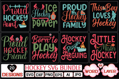 hockey svg bundle SVG Cut File SVG Studio Innate 