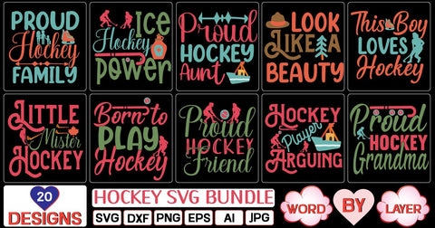 hockey svg bundle SVG Cut File SVG Studio Innate 