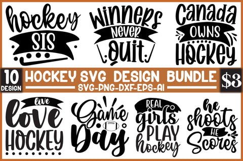 Hockey Svg Design Bundle SVG SVGista 