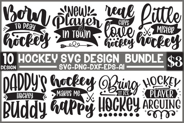Hockey Svg Design Bundle SVG SVGista 